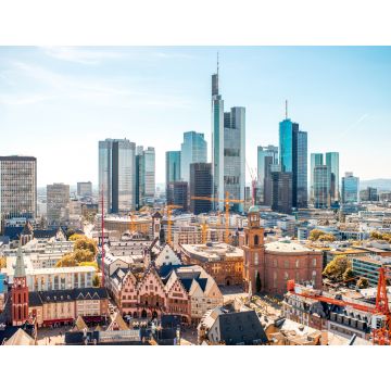 Lais Puzzle - Frankfurt mit Finanzviertel bei Tag in Deutschland - 1.000 Teile