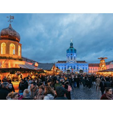 Lais Puzzle - Nächtlicher Weihnachtsmarkt beim Schloss Charlottenburg Winter Berlin Deutschland - 1.000 Teile