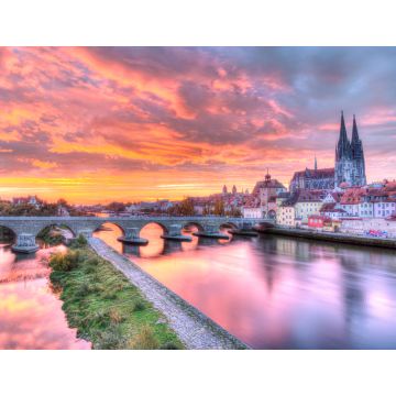 Lais Puzzle - Regensburger Brücke über die Donau - 1.000 Teile