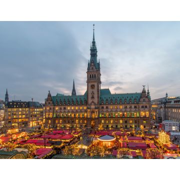 Lais Puzzle - Hamburg zu Weihnachten - Weihnachtsmarkt auf dem Rathausmarkt - 1.000 Teile