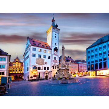 Lais Puzzle - Würzburg. Historische Altstadt von Würzburg Platz Abendansicht - 1.000 Teile