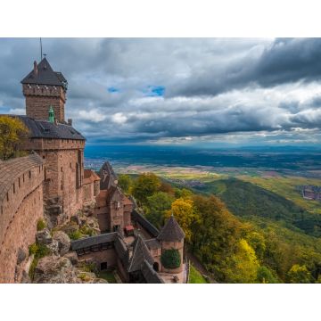 Lais Puzzle - Das Chateau du Haut-Kœnigsbourg, eine mittelalterliche Burg in den Vogesen, Orschwiller, Bas-Rhin, Elsass, Frankreich, gleich westlich von Sélestat - 1.000 Teile
