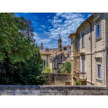 Lais Puzzle - Alte mittelalterliche Steingebäude in der Stadt Uzes im Departement Gard in Frankreich - 1.000 Teile