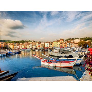 Lais Puzzle - Stadtbild mit Jachthafen in der Bucht des Ferienorts Cassis. Frankreich, Provence - 1.000 Teile