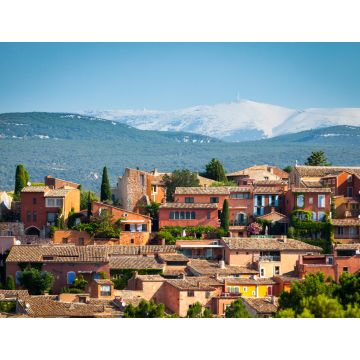 Lais Puzzle - Dorf Roussillon mit dem Berg Ventoux im Hintergrund, Region Vaucluse, Provence - 1.000 Teile