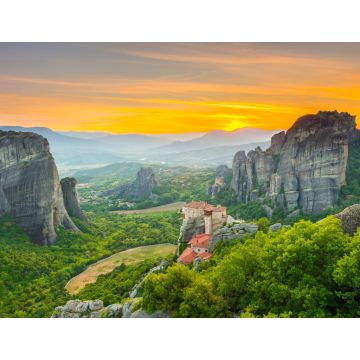 Lais Puzzle - Meteora-Klöster bei Sonnenuntergang, Griechenland - 1.000 Teile