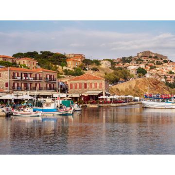 Lais Puzzle - Molyvos - Fischerdorf auf der Insel Lesbos, Griechenland - 1.000 Teile