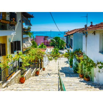 Lais Puzzle - Blick auf eine enge Gasse in der Altstadt von Thessaloniki, Griechenland - 1.000 Teile