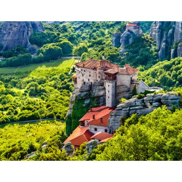 Lais Puzzle - Kloster von Roussanou in Meteora in Griechenland - 1.000 Teile