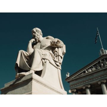 Lais Puzzle - Statue des antiken griechischen Philosophen Sokrates in Athen, Griechenland - 1.000 Teile