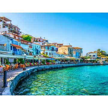 Lais Puzzle - Blick auf die Küste des Dorfes Kokkari auf der Insel Samos, Griechenland - 1.000 Teile