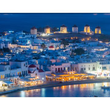Lais Puzzle - Blick auf den Sonnenuntergang über Mykonos in Griechenland - 1.000 Teile