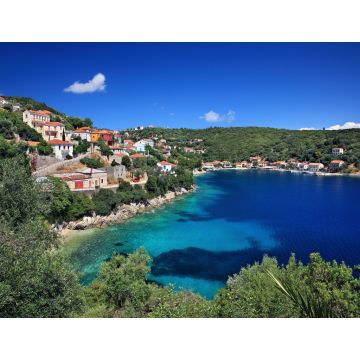 Lais Puzzle - Das Dorf Kioni, das schönste der Insel Ithaka. Präfektur Kefalonia, Ionisches Meer, Griechenland - 1.000 Teile