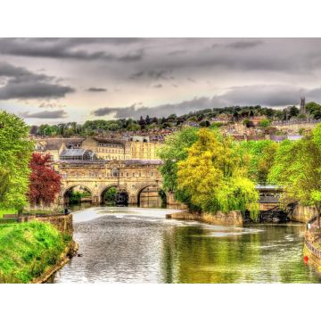 Lais Puzzle - Die Stadt Bath über dem Fluss Avon - England - 1.000 Teile