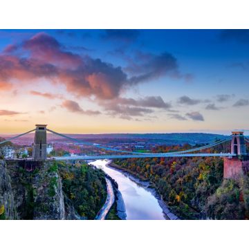 Lais Puzzle - Clifton-Hängebrücke im frühen Morgenlicht, Bristol, Avon, England, Vereinigtes Königreich - 1.000 Teile