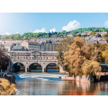 Lais Puzzle - Blick auf die Pulteney Bridge am Fluss Avon in Bath, England - Herbstfarben - 1.000 Teile