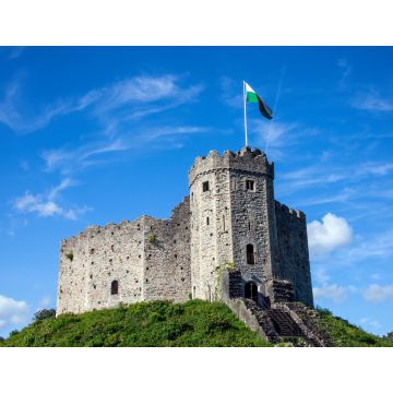 Lais Puzzle - Cardiff Castle Wales UK in der Castle Street ist eine normannische Festung aus dem 12. - 1.000 Teile