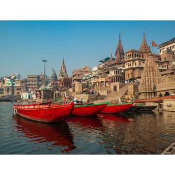 Lais Puzzle - Ghats (Ufer) am Ganges in der heiligen Hindu-Stadt Varanasi, Indien - 1.000 Teile