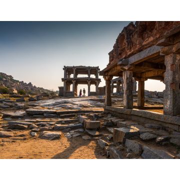 Lais Puzzle - Ruinen der alten Zivilisation des Vijayanagara-Reiches in Hampi, Karnataka, Indien - 1.000 Teile
