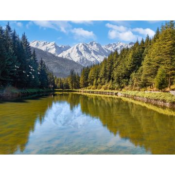Lais Puzzle - Malerischer Bergsee mit Kailash-Himalaya-Landschaft bei Narkanda, Himachal Pradesh, Indien - 1.000 Teile