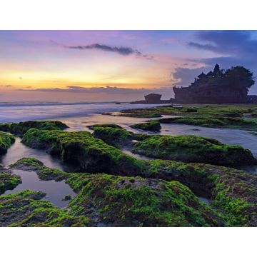 Lais Puzzle - Sonnenuntergang über dem Tanah Lot-Tempel in Canggu, Bali, Indonesien - 1.000 Teile
