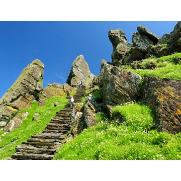 Lais Puzzle - Skellig Michael oder Great Skellig, Heimat der Ruinen eines christlichen Klosters. Bewohnt von einer Vielzahl von Seevögeln. UNESCO-Welterbestätte, Irland - 1.000 Teile