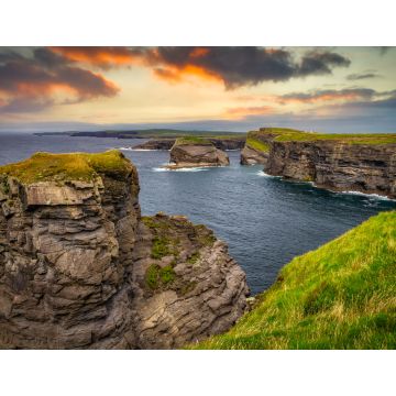 Lais Puzzle - Felsige Klippen in Kilkee bei Sonnenuntergang, Grafschaft Clare. Irland - 1.000 Teile