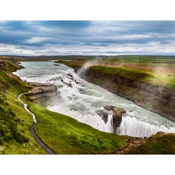 Lais Puzzle - schöner Wasserfall Gullfoss, berühmte Sehenswürdigkeit in Island - 1.000 Teile