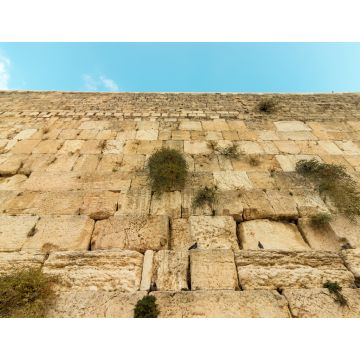Lais Puzzle - Blick aus geringer Höhe auf die Steine der Klagemauer in Jerusalem, Israel - 1.000 Teile