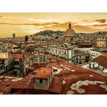 Lais Puzzle - Atemberaubende Aussicht auf Neapel in Italien bei Sonnenuntergang - 1.000 Teile