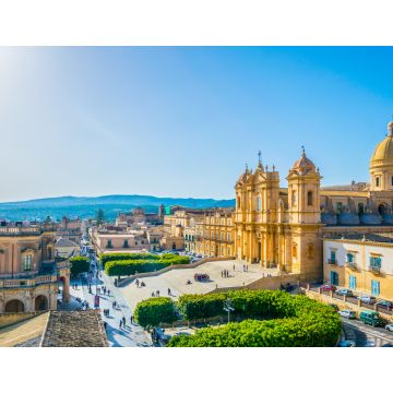 Lais Puzzle - Noto mit Basilica Minore di San Nicolò und Palazzo Ducezio, Sizilien, Italien - 1.000 Teile