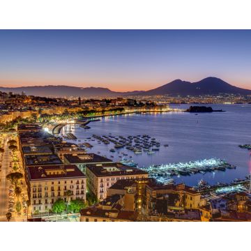 Lais Puzzle - Neapel und der Vesuv in Italien vor Sonnenaufgang - 1.000 Teile