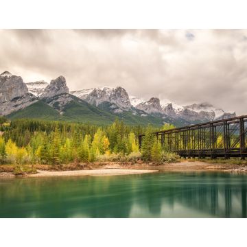 Lais Puzzle - Canmore Engine Bridge - Spur Line und Higashikawa Friendship Trail über den Bow River - 1.000 Teile