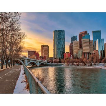 Lais Puzzle - Skyline von Calgary am Flussufer - 1.000 Teile