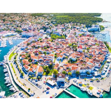 Lais Puzzle - Kroatien, Stadt Biograd na Moru an der Adria, Luftaufnahme des Yachthafens und des historischen Stadtzentrums - 1.000 Teile