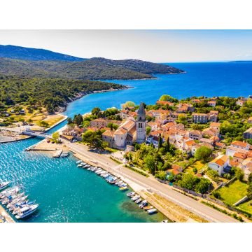 Lais Puzzle - Historische Stadt Osor mit Brücke zwischen den Inseln Cres und Losinj, Kroatien - 1.000 Teile