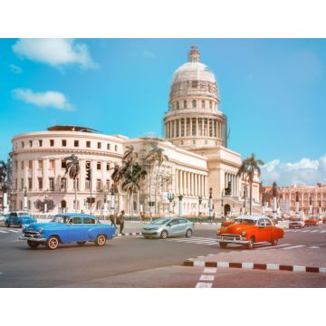 Lais Puzzle - Oldtimer in Havanna neben dem Capitol-Gebäude - 1.000 Teile