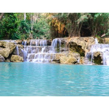 Lais Puzzle - Regenwald-Wasserfall, Tat Kuang Si-Wasserfall in Luang Prabang, Laos - 1.000 Teile