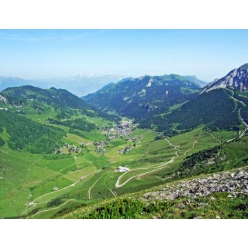Lais Puzzle - Blick auf das Malbuntal und das Skigebiet Malbun von den Hängen der Liechtensteiner Alpen - Malbun, Liechtenstein - 1.000 Teile