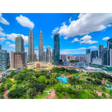Lais Puzzle - Kuala Lumpur, Malaysia. Die Zwillingstürme und der KLCC-Park - 1.000 Teile