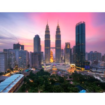 Lais Puzzle - Skyline von Kuala Lumpur in der Abenddämmerung, Stadtbild von Kuala Lumpur, dem Zentrum der Wirtschaft - 1.000 Teile