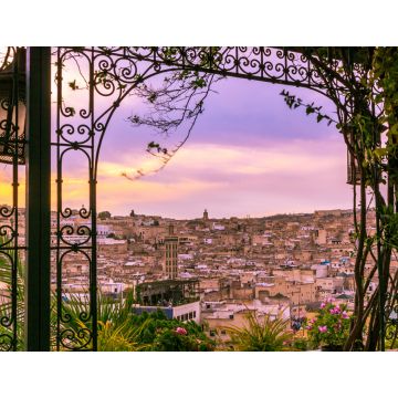 Lais Puzzle - Magisches Fenster zum Sonnenuntergang in Fez, Marokko - 1.000 Teile