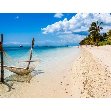 Lais Puzzle - Tropischer Strand mit Palmen und Hängematte, The Morne, Mauritius - 1.000 Teile