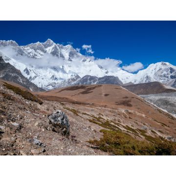 Lais Puzzle - Die Südwand des Lhotse (8516 m) - der vierthöchste Berg der Welt. Südwand - eine der gefährlichsten Kletterrouten. Everest Base Camp Route in der Nähe von Chukhung Siedlung, Nepal - 1.000 Teile