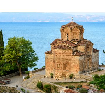 Lais Puzzle - Die Kirche des Heiligen Johannes in Kaneo bei Sonnenaufgang in Ohrid, Republik Nordmakedonien - 1.000 Teile