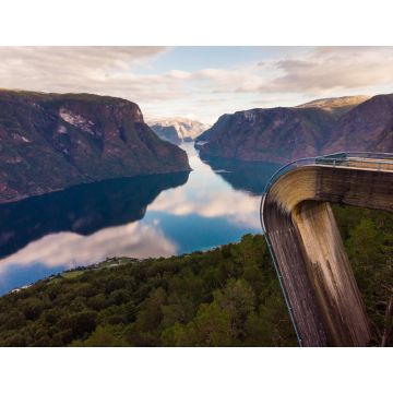 Lais Puzzle - Fjordlandschaft bei Stegastein Aussichtspunkt Norwegen - 1.000 Teile