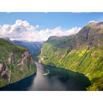 Lais Puzzle - Geiranger Fjord und die berühmten Wasserfälle der Sieben Schwestern, Norwegen - 1.000 Teile