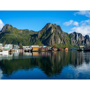 Lais Puzzle - Blick auf den Hafen von Svolvaer, Lofoten Inseln, Norwegen - 1.000 Teile