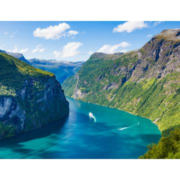Lais Puzzle - Fjord Geirangerfjord mit Booten, Norwegen - 1.000 Teile