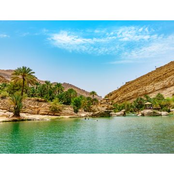 Lais Puzzle - Wadi Bani Khalid im Oman. Es liegt etwa 203 km von Muscat und 120 km von Sur entfernt. - 1.000 Teile